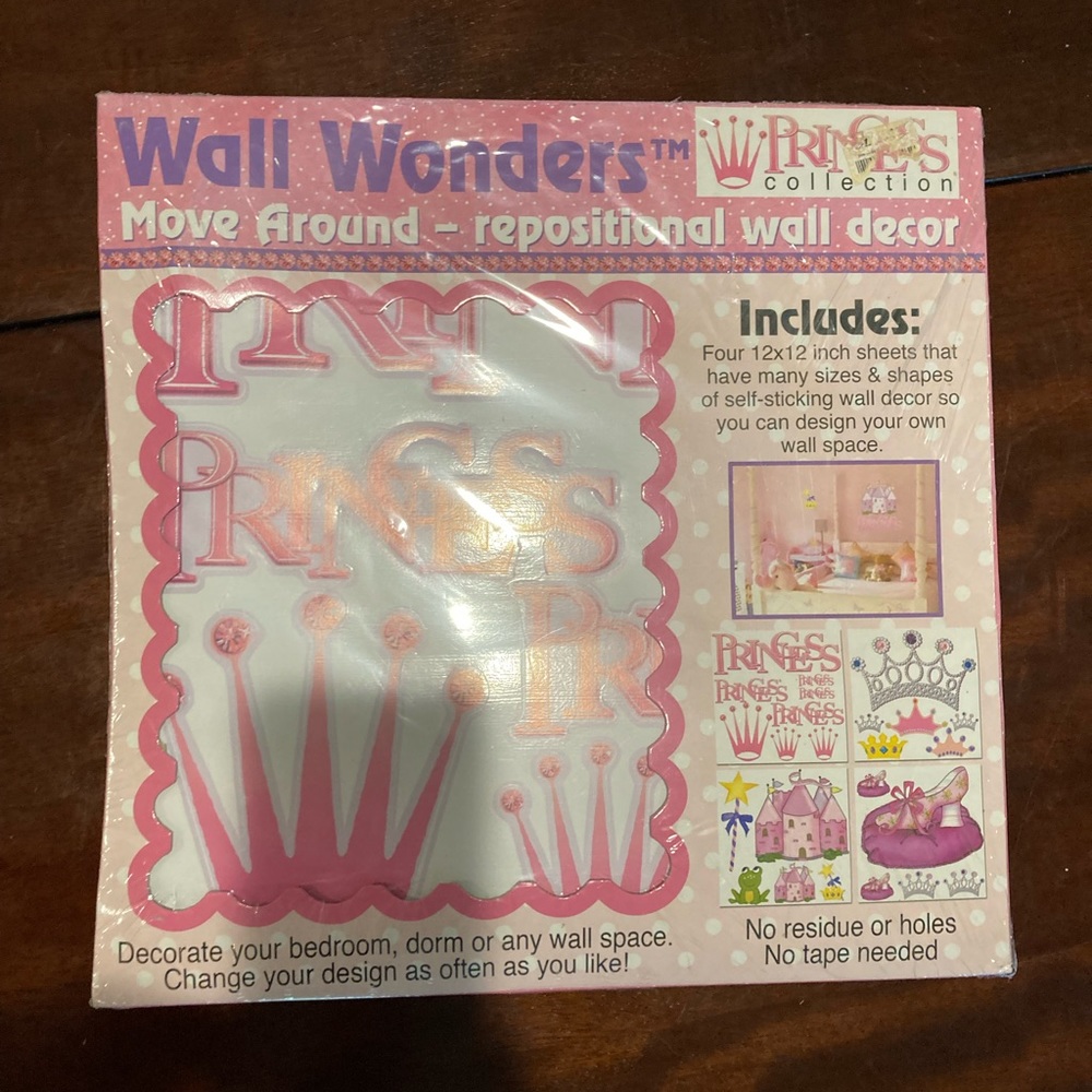 Wall wonders princess theme removeable